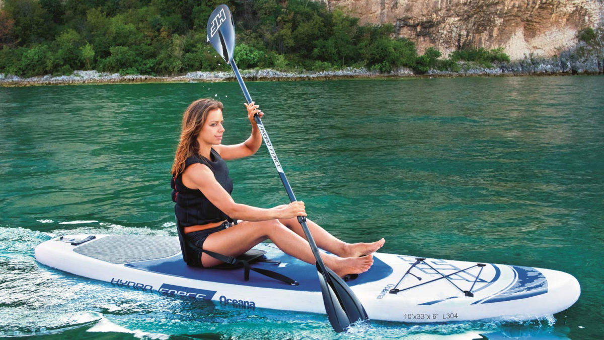 SUP mit Sitz in ein SUP Kajak verwandeln SUP Ratgeber Kaufberatung für SUP Boards, Bewertungen